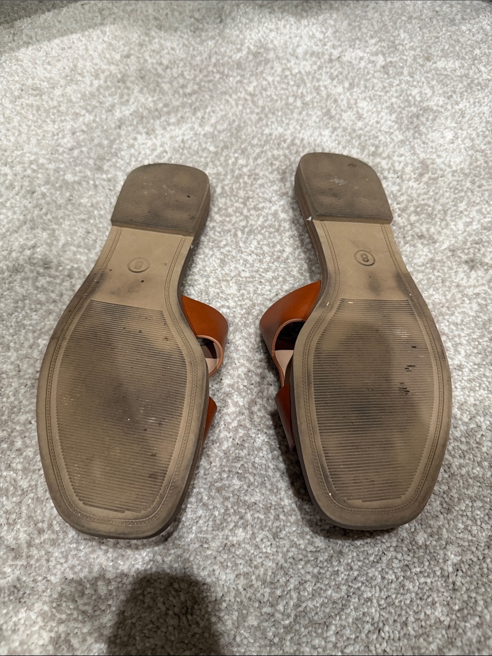a new day Cognac Brown Slide Mules - Picture 2 of 2